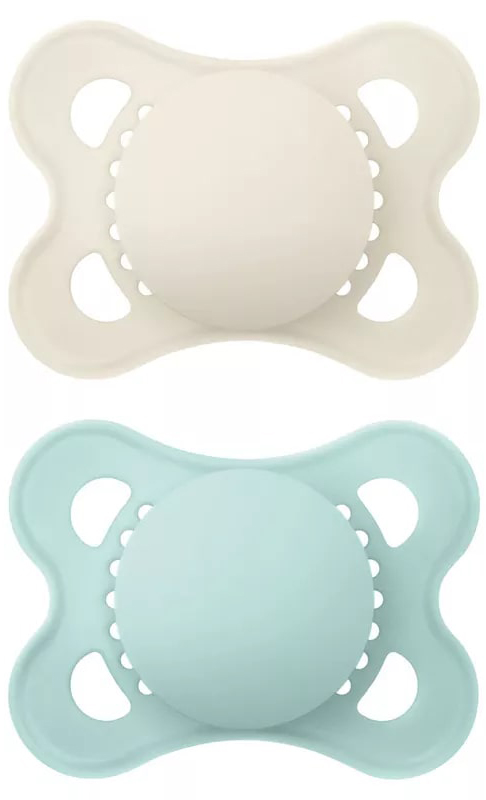 MAM SUCCHIETTO ORIGINAL 2-6 MESI SILICONE NEUTRO 2 PEZZI - Farmacia Del Monaco