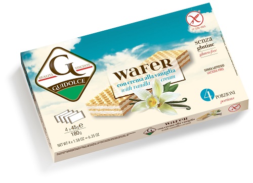 WAFER CON CREMA ALLA VANIGLIA 4 PORZIONI X 45 G - Farmacia Del Monaco