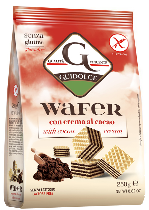 WAFER CON CREMA AL CACAO 250 G - Farmacia Del Monaco