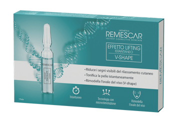 REMESCAR EFFETTO LIFTING ISTANTANEO V-SHAPE 5 FIALE X 2 ML - Farmacia Del Monaco