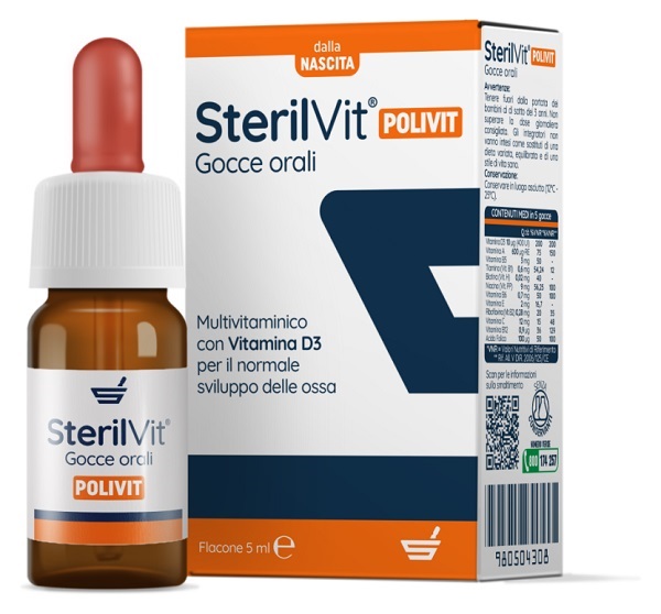 STERILVIT POLIVIT GOCCE 5 ML - Farmacia Del Monaco