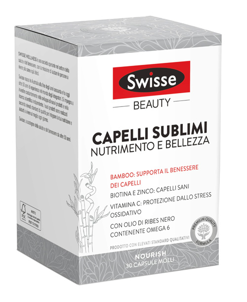 SWISSE CAPELLI SUBLIMI 30 CAPSULE - Farmacia Del Monaco