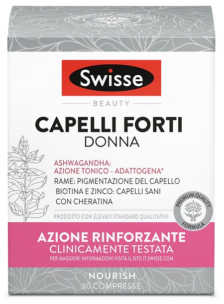 SWISSE CAPELLI FORTI DONNA 30 COMPRESSE - Farmacia Del Monaco