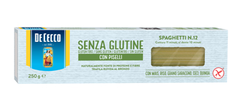 DE CECCO SPAGHETTI N12 CON PISELLI 250 G - Farmacia Del Monaco