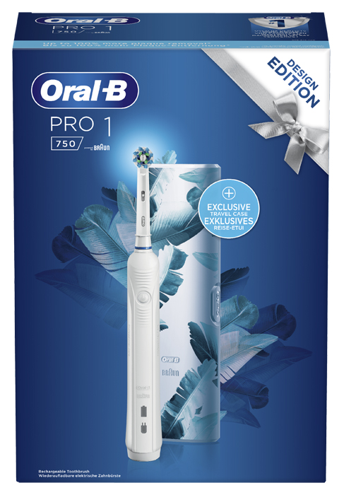 ORALB PRO1 COLOUR CROSS ACTION SPAZZOLINO ELETTRICO BIANCO - Farmacia Del Monaco