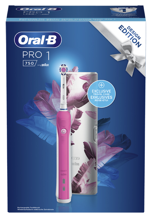 ORALB PRO1 ROSA CROSS ACTION SPAZZOLINO ELETTRICO 3D WHITE ROSA - Farmacia Del Monaco