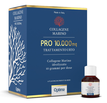 COLLAGENE MARINO PRO 10000MG TRATTAMENTO URTO 12 FLACONI - Farmacia Del Monaco