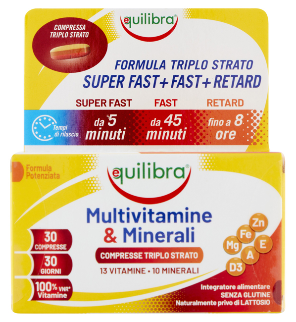 MULTIVITAMINE&MINERALI 30 COMPRESSE - Farmacia Del Monaco