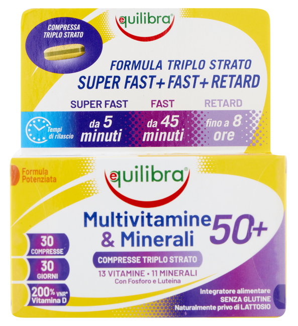 MULTIVITAMINE&MINERALI 50+ 30 COMPRESSE - Farmacia Del Monaco