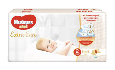 HUGGIES EXTRA CARE GRANDE 2 40 PEZZI - Farmacia Del Monaco