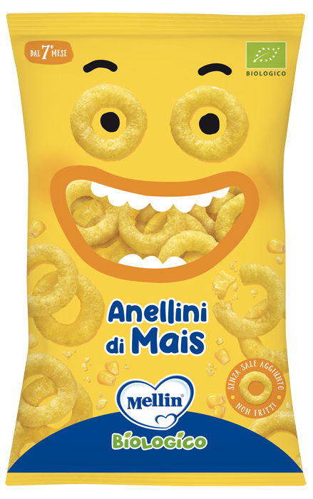MELLIN SNACK BIO ANELLINI MAIS 15 G - Farmacia Del Monaco
