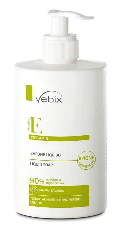 VEBIX PHYTAMIN SAPONE MANI AZIONE IGIENIZZANTE 500 ML - Farmacia Del Monaco