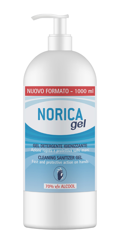NORICA GEL DETERGENTE IGIENIZZANTE 70% ALCOOL 1000 ML - Farmacia Del Monaco