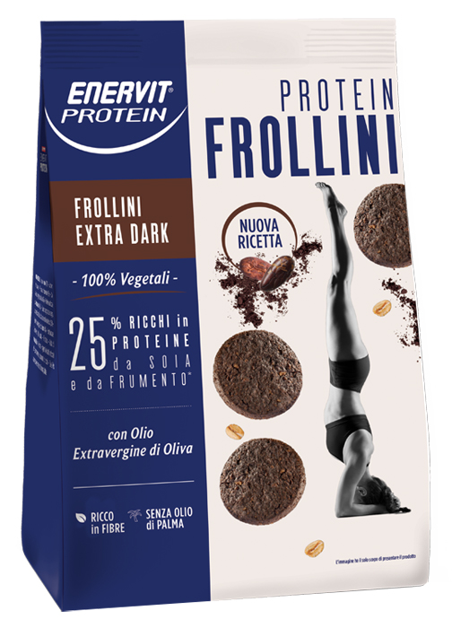 ENERVIT PROTEIN FROLLINI EXTRA DARK 200 G - Farmacia Del Monaco