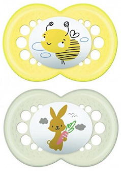 MAM SUCCHIETTO ORIGINAL 16+ SILICONE NEUTRO 2 PEZZI - Farmacia Del Monaco