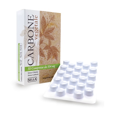 CARBONE VEGETALE 50 COMPRESSE - Farmacia Del Monaco