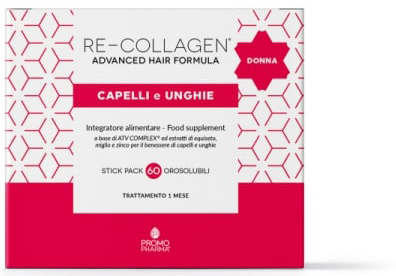 RE-COLLAGEN DONNA CAPELLI UNGHIE 60 STICK - Farmacia Del Monaco
