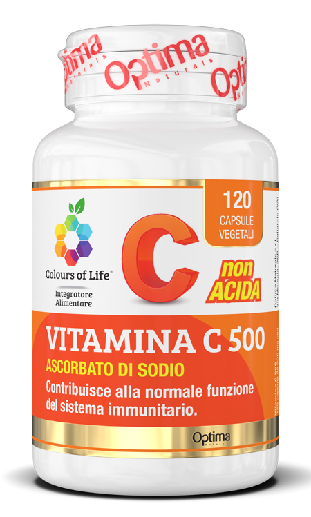 COLOURS OF LIFE VITAMINA C 500 120 CAPSULE VEGETALI 900 MG - Farmacia Del Monaco