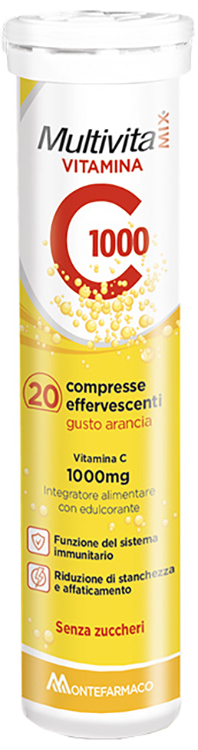MULTIVITAMIX VIT C 1000 20 COMPRESSE EFFERVESCENTI - Farmacia Del Monaco