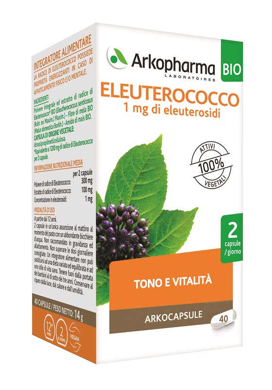 ARKOCAPS ELEUTEROCOCCO BIO 40 CAPSULE - Farmacia Del Monaco