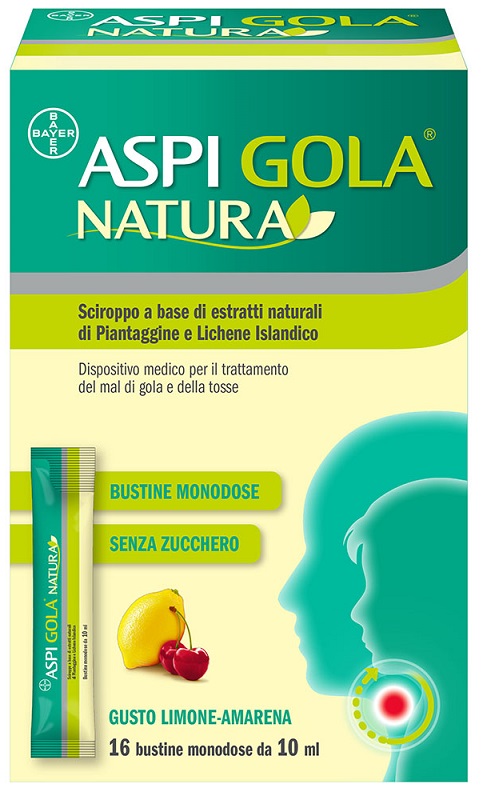 ASPI GOLA NATURA 16 BUSTINE MONODOSE DA 10 ML - Farmacia Del Monaco