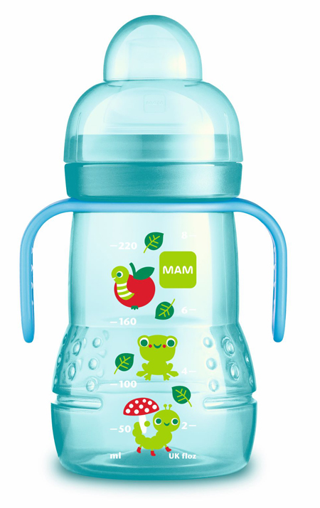 MAM TRAINER 220 ML 4+ BECCUCCIO SOFT SILICONE MASCHIO - Farmacia Del Monaco