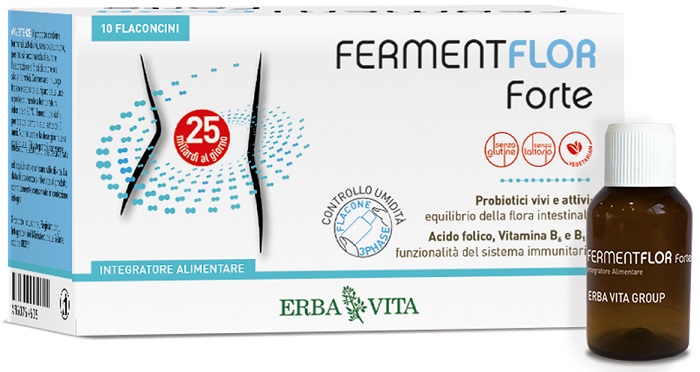 FERMENTFLOR FORTE 10 FLACONCINI - Farmacia Del Monaco