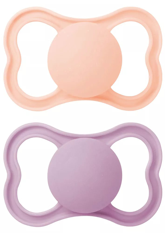 MAM AIR SUCCHIETTO 16+ MESI SILICONE FEMMINA 2 PEZZI - Farmacia Del Monaco