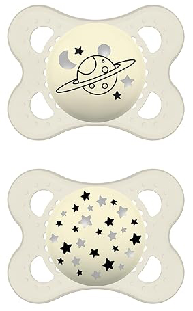MAM SUCCHIETTO ORIGINAL NIGHT 2-6 MESI SILICONE NEUTRO 2 PEZZI - Farmacia Del Monaco