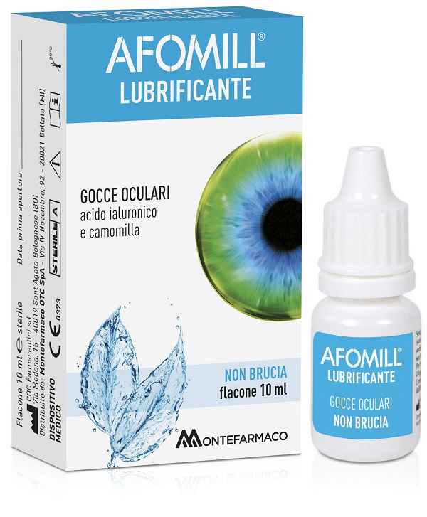 AFOMILL LUBRIFICANTE GOCCE OCULARI 10 ML - Farmacia Del Monaco