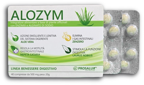 ALOZYM 40 COMPRESSE - Farmacia Del Monaco
