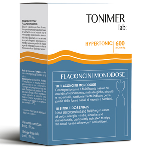 TONIMER LAB HYPERTONIC 18 FLACONCINI DA 5 ML MONODOSE SPECIAL PRICE - Farmacia Del Monaco