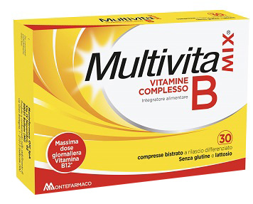 MULTIVITAMIX VIT COMPLESSO B 30 COMPRESSE BISTRATO - Farmacia Del Monaco