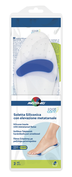 SOLETTA SILICONICA MASTER-AID FOOTCARE MEDIUM 39-40 METATARSO I5 - Farmacia Del Monaco