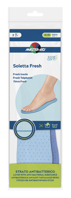 MASTER-AID FOOTCARE SOLETTA FRESH RITAGLIABILE 2 PEZZI I2 - Farmacia Del Monaco
