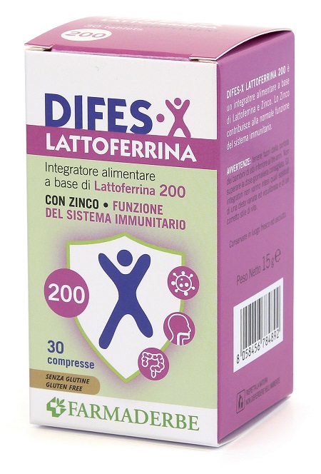 DIFES X LATTOFERRINA 200 30 COMPRESSE - Farmacia Del Monaco