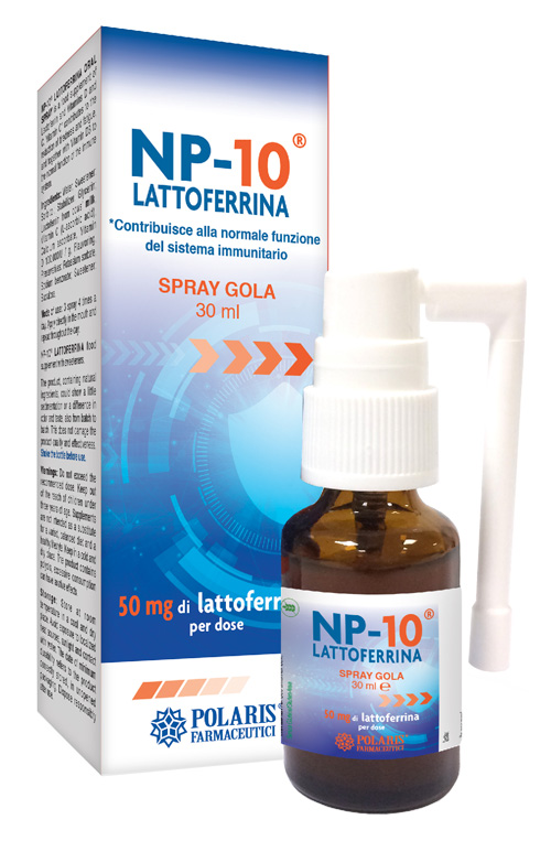 NP-10 LATTOFERRINA SPRAY GOLA 30 ML - Farmacia Del Monaco