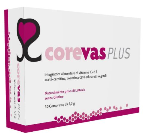 COREVAS PLUS 30 COMPRESSE - Farmacia Del Monaco