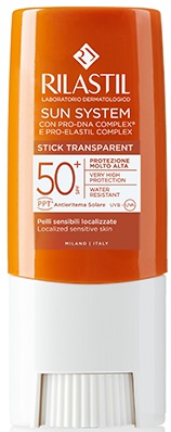 RILASTIL SUN SYSTEM PHOTO PROTECTION TERAPY SPF 50+ STICK TRASPARENTE 8,5 ML - Farmacia Del Monaco