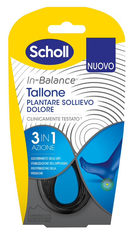 SCHOLL PLANTARE TALLONE L 2 PEZZI - Farmacia Del Monaco