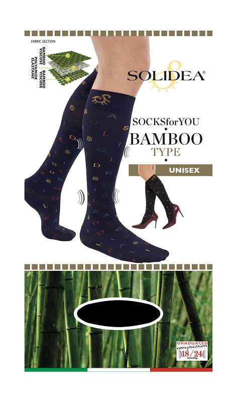 SOCKS FOR YOU BAMBOO TYPE GAMBALETTO NERO S - Farmacia Del Monaco