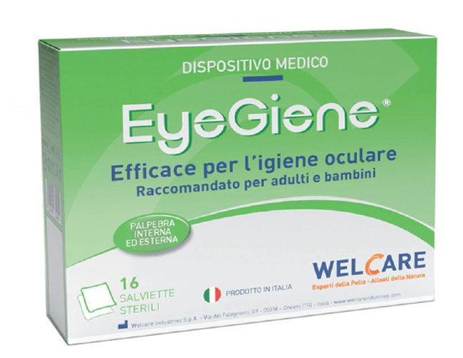 SALVIETTE OCULARI STERILI EYEGIENE 16 PEZZI 14X15CM - Farmacia Del Monaco