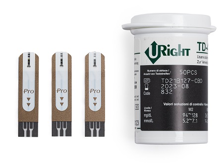 STRISCE MISURAZIONE GLICEMIA U-RIGHT TD 4279 50 PEZZI - Farmacia Del Monaco