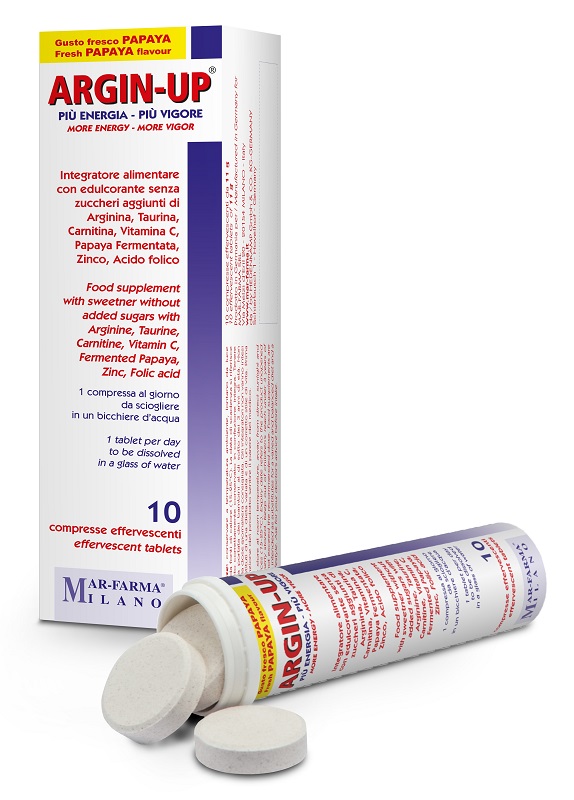ARGIN UP 10 COMPRESSE EFFERVESCENTI - Farmacia Del Monaco