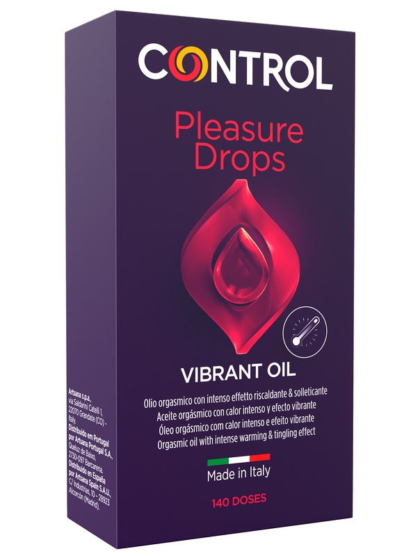 CONTROL VIBRANT OIL PLEASURE DROPS - Farmacia Del Monaco