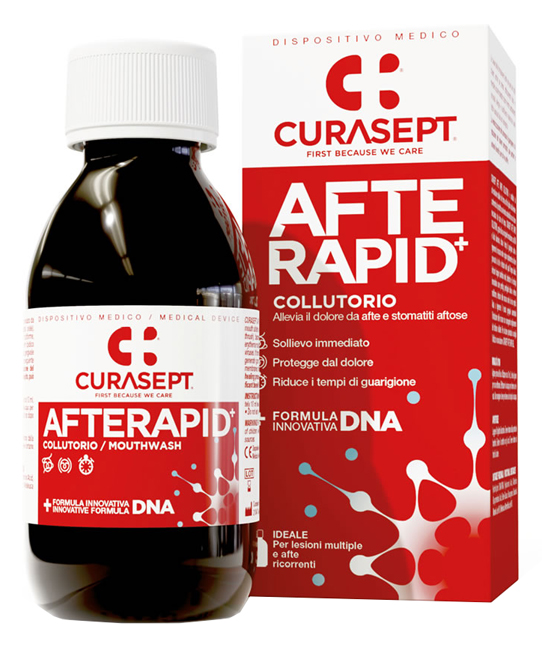 CURASEPT COLLUTORIO AFTE RAPID DNA 125 ML - Farmacia Del Monaco
