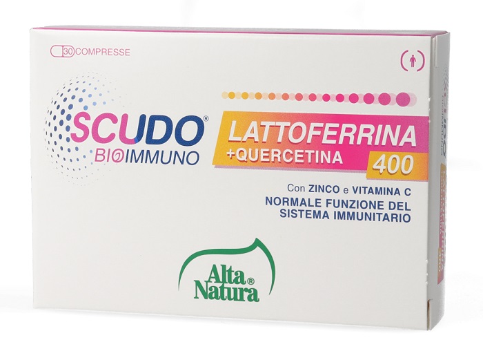 SCUDO LATTOFERRINA + QUERCETINA 400 30 COMPRESSE - Farmacia Del Monaco