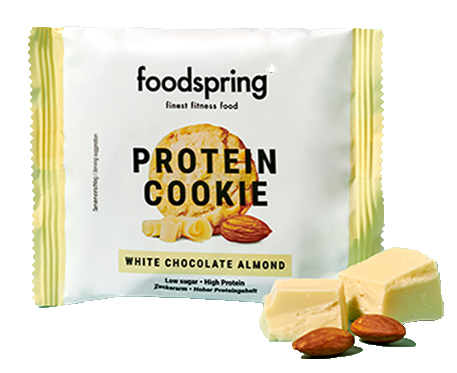 PROTEIN COOKIE CIOCCOLATO BIANCO E MANDORLA 50 G - Farmacia Del Monaco