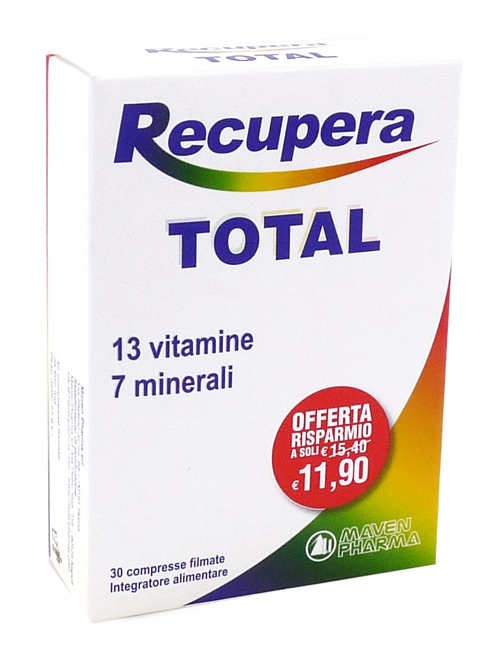 RECUPERA TOTAL 30 COMPRESSE - Farmacia Del Monaco