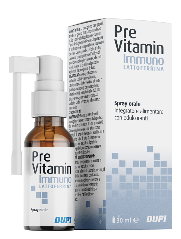 PREVITAMIN IMMUNO LATTOFERRINA 30 ML - Farmacia Del Monaco